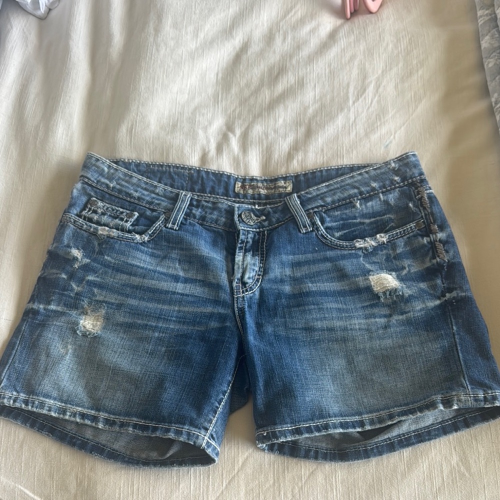 Women's Blue BKE Denim Shorts